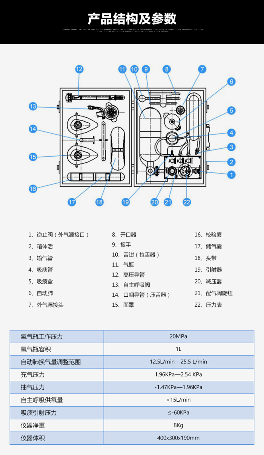 海固ASZ-30(SZ1.0/2.0)自动苏生器参数