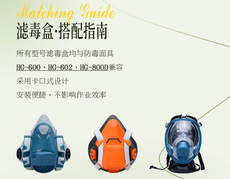 海固滤毒盒全型号指南｜精准防护，守护作业人员呼吸安全